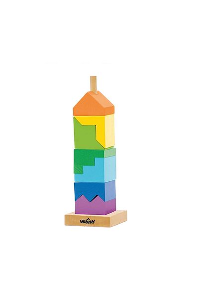 Woody Wooden Stacking Toy - Tower