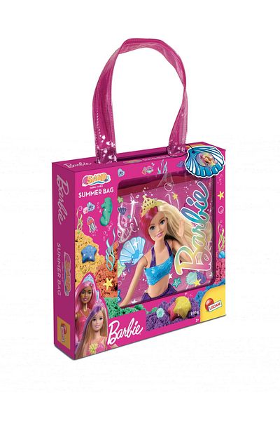 Lisciani Gentuta de plaja cu nisip kinetic - Barbie