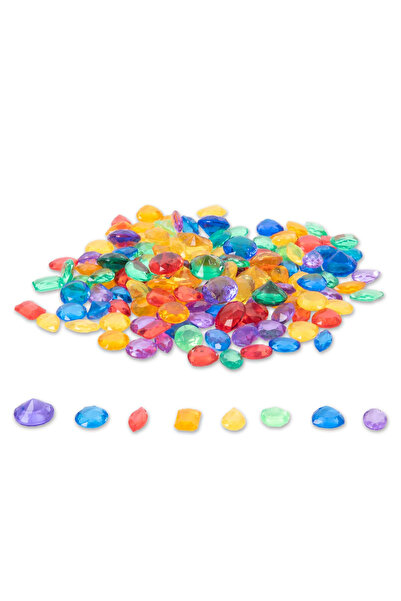TickiT Set De Sortare, Pietre Pretioase Translucide, 144 Piese