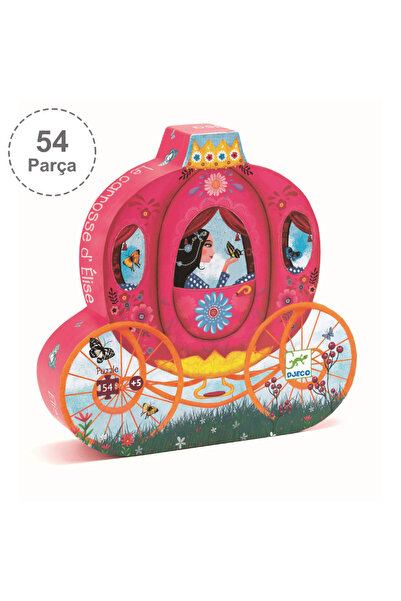 djeco Puzzle decorativ 54 de piese - Trăsura Elisei