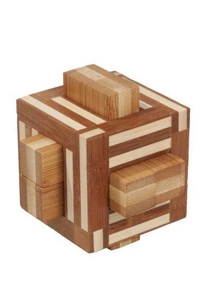 Fridolin Wooden IQ Logic Game Bamboo Double Sticks