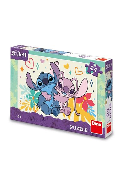 Dino Puzzle - Stitch And Angel (24 PIECES)