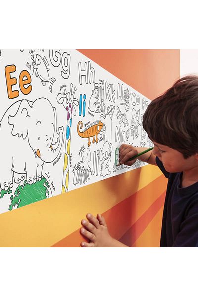 CARIOCA Rola Hartie Desene De Colorat - Tematica Viata Marina - 2 M Lungime