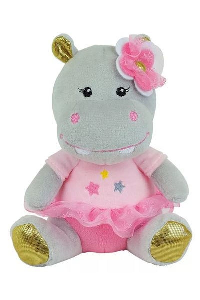Jemını Jemini Musical Plush Toy 18cm Ballerina Hippo