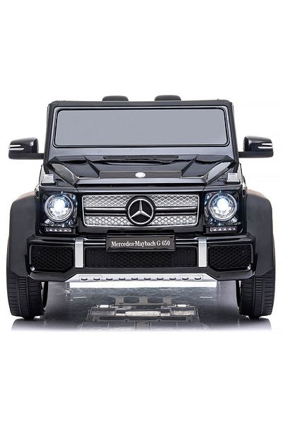 Chipolino Masinuta Electrica Suv Mercedes Maybach G650 Black Cu Scaun Din Piele Si Roti Eva