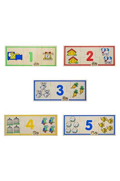 Fakopancs Puzzle Lemn Invatam Numerele