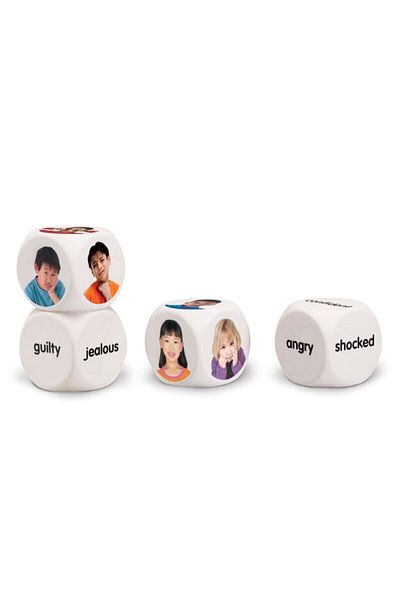 Learning Resources Emotion Cubes (ENGLISH)