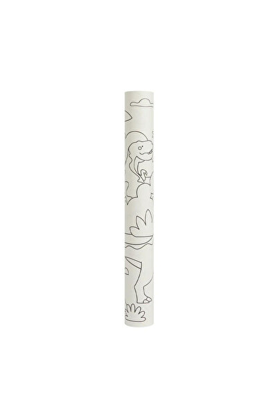 Mideer Coloring Paper Roll - Dinosaur Theme - 4 M Length, With Adhesive