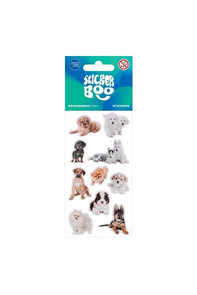 Micostore Animal Stickers Puppies, Stickers For Creative Activities