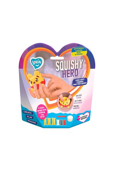 OKTO Set de pastă de modelat Air Clay cu pastă de modelat Lovin Light - 6 culori - Squishy Hero - Squiny Pooh