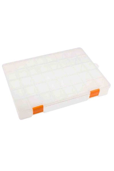 Micostore Storage and Organization Box With 40 Compartments, 28.5 X 38 X 5.5 Cm