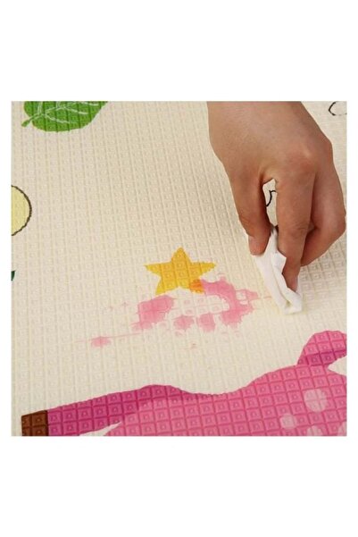 Micostore Play Mat, Foam, 2 Sided, Letters and Animals, 180 X 120 Cm