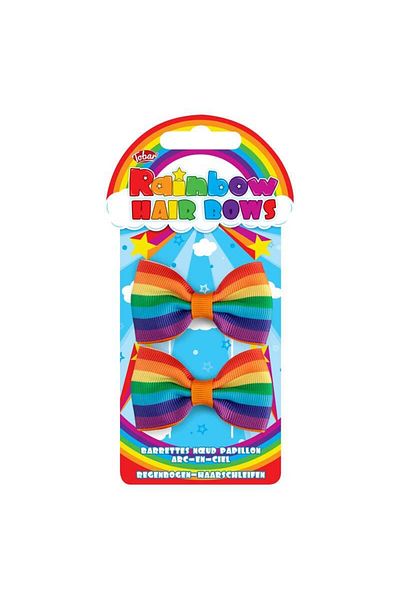 TOBAR Hair Bows - Rainbow