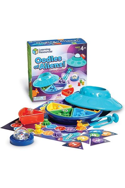 Learning Resources Oodles Of Aliens! ™ Grouping Plate