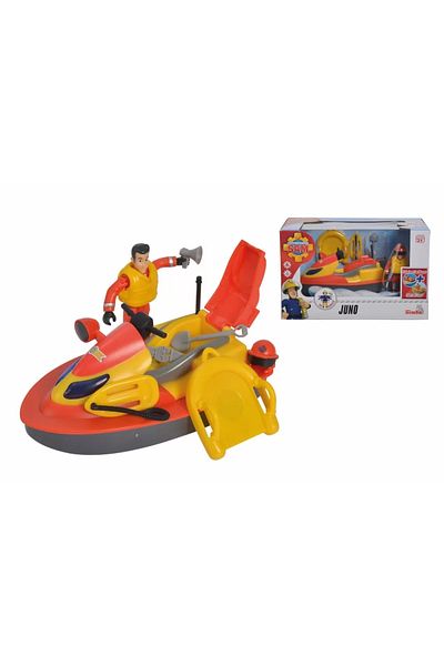 Simba Fireman Sam Jetsky With Wheels And Figure