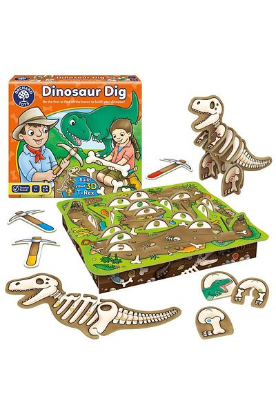 Orchard Toys Educational Game Discovering Dinosaurs Dinosaur Dig
