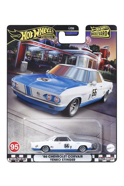 mattel Hot Wheels Premium Boulevard Masinuta Metalica Chevrolet Corvair Yenko Stinger 66 Scara 1:64