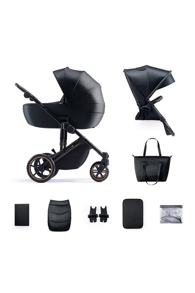 Kinderkraft Prime 2 2 In 1 Stroller, Venetian Black