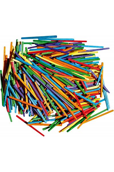 Junior Mini Wooden Wand Set, 1000 Pieces, Art & Craft Accessories For Children