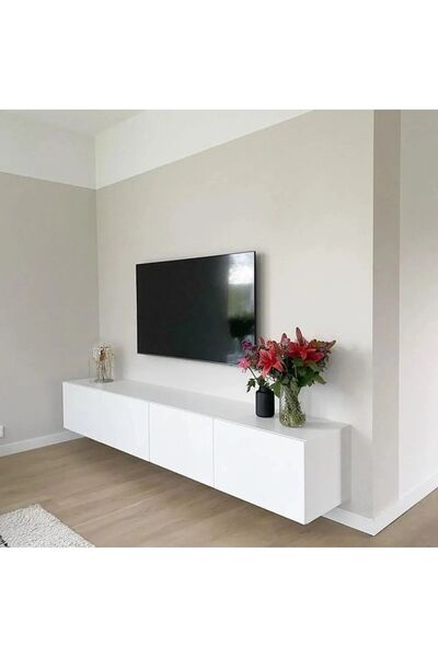 Hidalgo White MDF TV Ünitesi