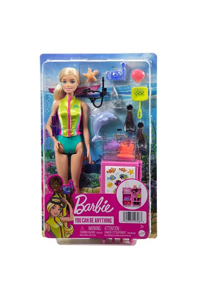 mattel Barbie You Can Be Anything Marine Biologist Doll