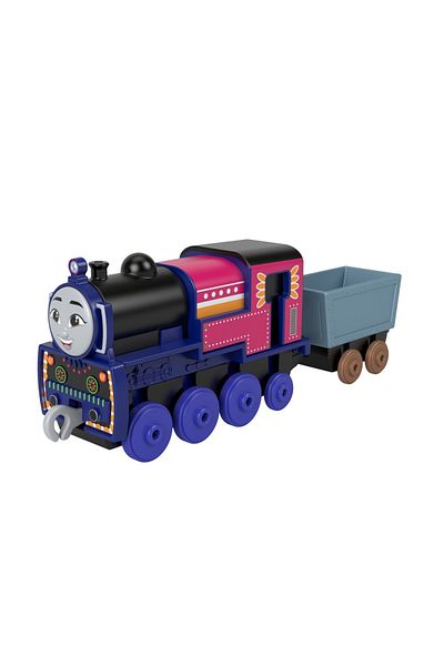 mattel Lokomotiva Thomas s tlačným vagónem Ashima