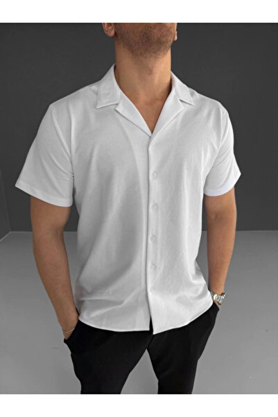 Kokosh moda DRESSIFY ΓΥΝΑΙΚΕΙΑ ΜΟΔΑ Πουκάμισο από ύφασμα δύο κλωστών - Λευκό