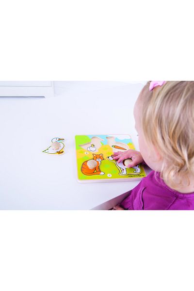 BigJigs Primul meu puzzle - animale de companie
