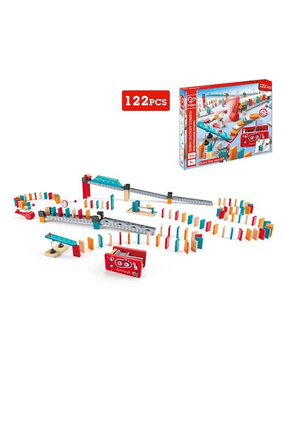 Hape Wooden Toy - Domino Robot Factory (122 PIECES)