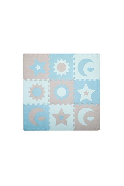 Momi Covoras De Joaca Puzzle 93x93 Cm , Nebe - Blue