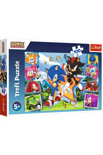 Trefl Puzzle 100 Sonic Minunata Lume A Lui Sonic
