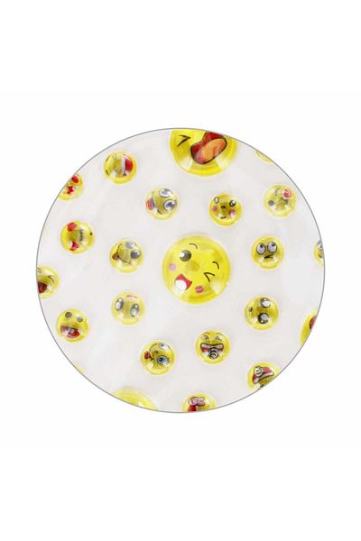 Micostore Smiling girl stickers, smileys, stickers for creative activities for children