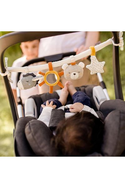 Fehn NATUR stroller toy - Sleepy animals