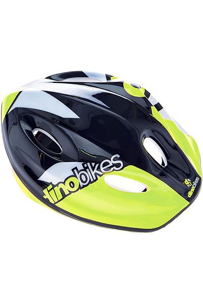 Dino Bikes Cască de siguranță neagră și galbenă
