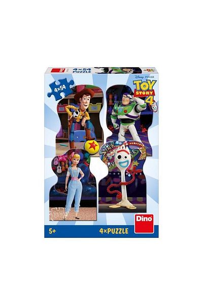 Dino Puzzle 4 In 1 - Toy Story 4 - 54 Piese