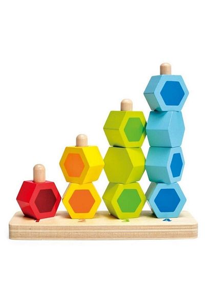 Hape Wooden Toy - Counting Stacker