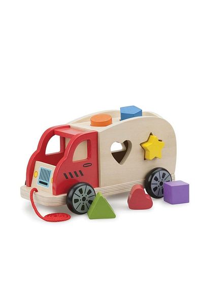 New Classic Toys Camion Shape Sorter Cu 6 Forme