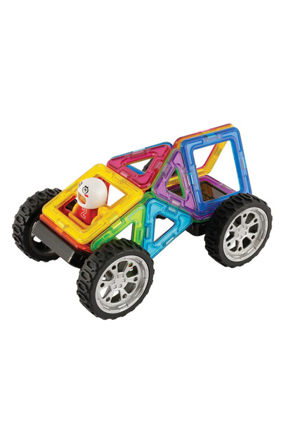 Clicstoys Magnetická stavebnice - Magformers Wow Plus, 18 dílků