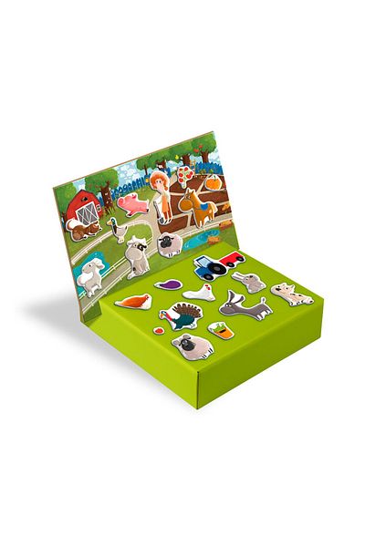 Dodo Magnetic Game - On the Farm - Educational and Interactive Game for Children