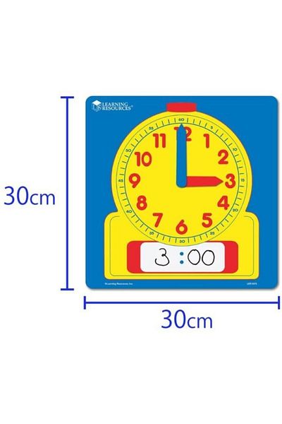 Learning Resources Summer And Erase Learning Clock