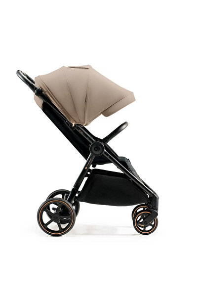 Kinderkraft Sport Stroller, Ultra Compact, Mitzy, 0-22 Kg, Linen Beige