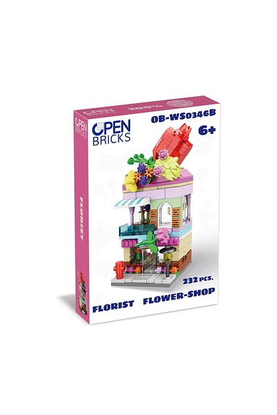 OEM Toy Construction Set - Flower Shop (232 PIECES)
