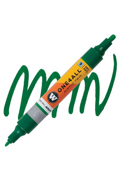 Molotow Acrylic Paint Marker, Dual Tip 1.5 And 4 Mm, One4all, Twin Pumpmarkers, 48 ​​Colors