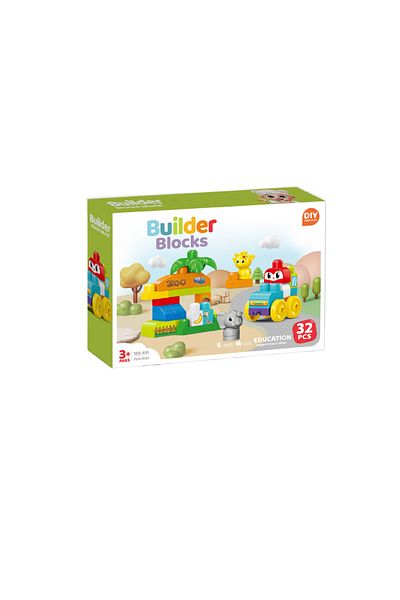 Bufnitel Set De Constructie Steam - Zoo Distractiva (32 PIESE)