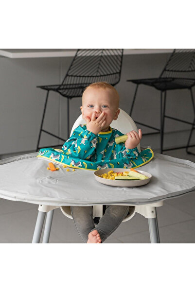 Tidy Tot Μακρυμάνικη σαλιάρα - Happy Zebras