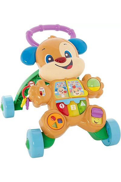 mattel Fisher Price Interactive Walking Puppy In Romanian