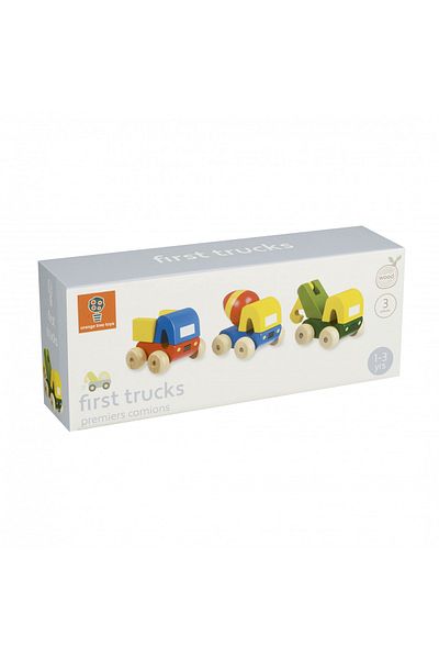 Orange Tree Toys Σετ φορτηγών,