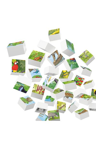 Hubelino Exotic Animals Puzzle (35 PIECES)