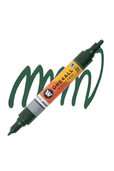Molotow Acrylic Paint Marker, Dual Tip 1.5 And 4 Mm, One4all, Twin Pumpmarkers, 48 ​​Colors