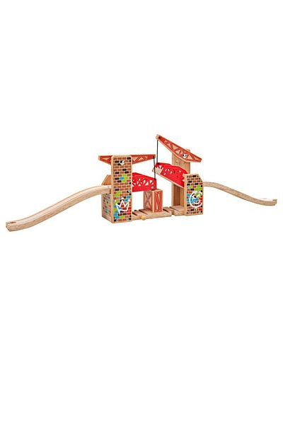 BigJigs Wooden drawbridge - Graffiti